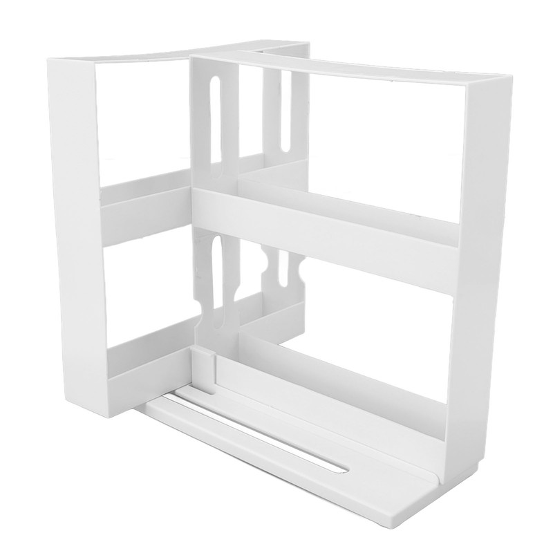 Sliding Spice Rack Slidable Design 2 Tiers Large Capacity Nonslip