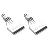 QUARKZMAN G1/4 Male Thread Flat Nozzle x 2 Pieces Aluminium