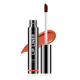 Peel Off Lip Liner Stain, Waterproof & Non-Stick Cup Peel Off Lip Liner for Women Makeup, Stay On All Day, for A Beauty Lip Look (#04 Coral)