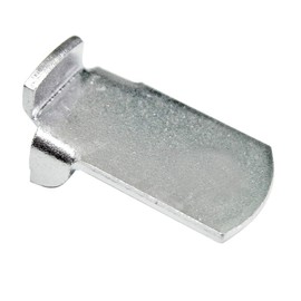 HKB® Vari Shelf Support 11 mm for 16 mm Wide Rails Chromatised Pack of 10 Made in Germany