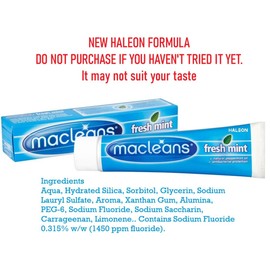 Fresh Mint Toothpaste, 100ml, Pack of 4, Triple Protection Formula