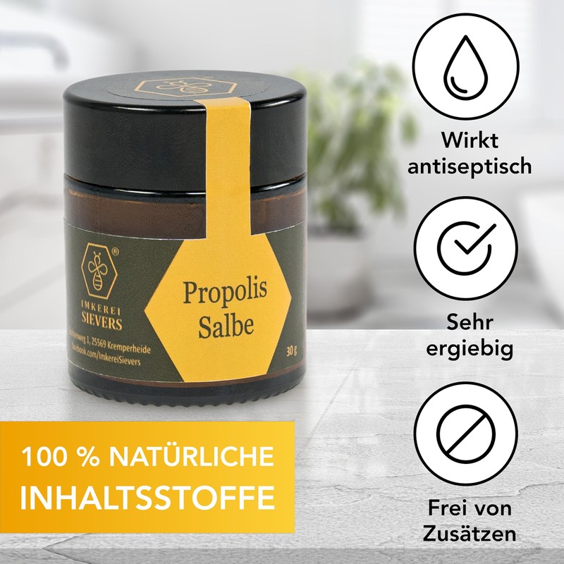 NORDBIENCHEN Propolis Ointment from Own Beekeeping – Propolis Cream Popular