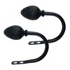 Kowibcl 2Pcs Curtain Holdbacks - Wall Mounted Drapery Tiebacks with