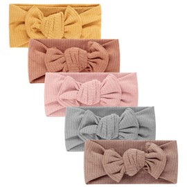DRESHOW Baby Girl Nylon Headbands Newborn Toddler Hair Bands and Bows Kids Hair Accessories