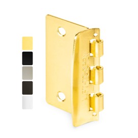 Jack N’ Drill Flip Action Door Lock (6 Pack)- Reversible Privacy Door Locks with Anti Lockout Screw for Child Proofing and Home Defense, Easy to Install and Durable Lock for Interior Swing-in Doors