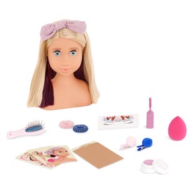 Our Generation – Styling Head Doll – Long Blonde Hair – Hair Glitter & Accessories – Pretend Play – Toys For Kids Ages 3 & Up – Deanna