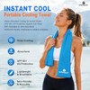 Cooling Towels 6 Pack, YQXCC Soft Microfiber Quick Dry Towels