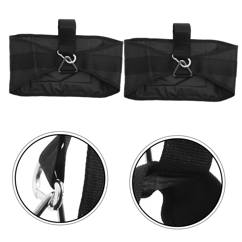 Kisangel 2pcs Arm Training Belt Lifting Bar Pull Cable Accessories