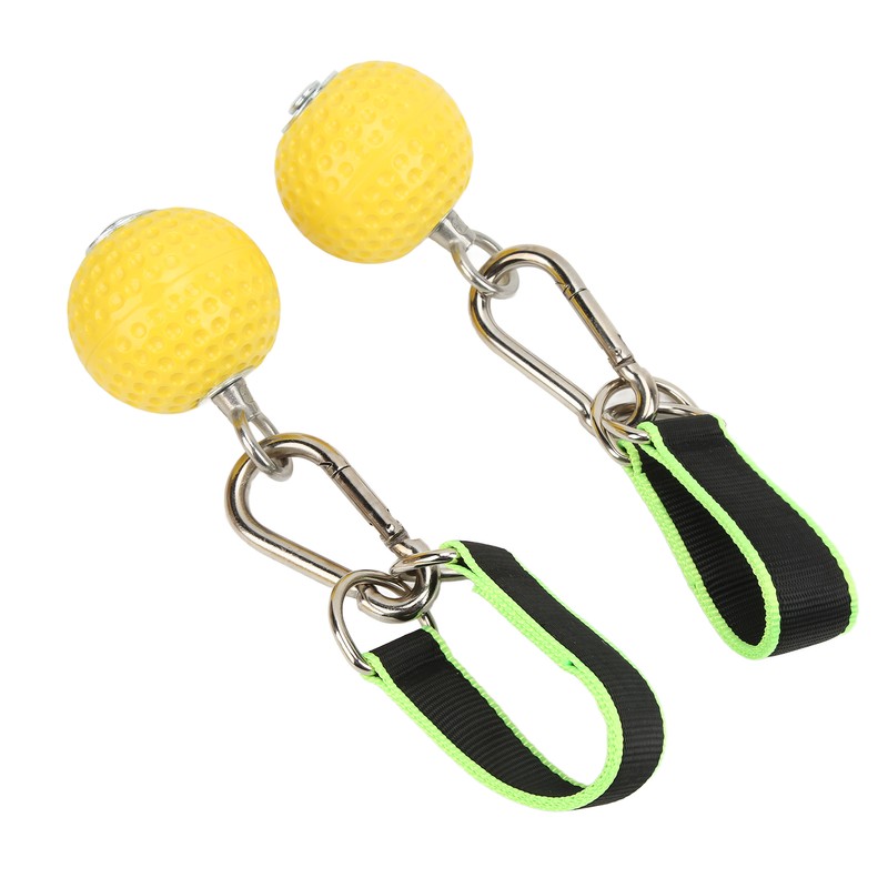 Climbing Pull Up Hand Grips Ball Set with Webbing Buckle