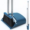 SONCAL Standing Dustpan and Broom Set with 52" Long Extendable