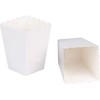 We Moment Zone 24pcs White Popcorn Boxes Mini Paper Popcorn
