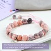 FEBDEY Valentines Romantic Gifts for Girlfriend, Couples Bracelets Natural Stone