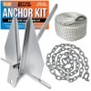 Better Boat 5lb Heavy Boat Anchor Kit Fluke Anchor with