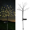 2PCS Solar Lawn Light LED Star Lawn Light Waterproof 2-Mode