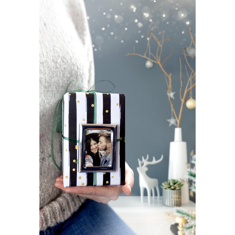 walther design WD354SD Chloe Picture Frame, Silver, 3.5 x 4.5