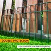 Adavin No Dig Animal Barrier Green Garden Fence, 10 Pack