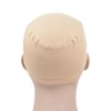 Pack of 2 Wigs Bamboo Fibre Wig Caps Elastic Breathable
