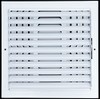 Fits 12x12 Duct Opening 4 Way Fixed Curved Blade Air