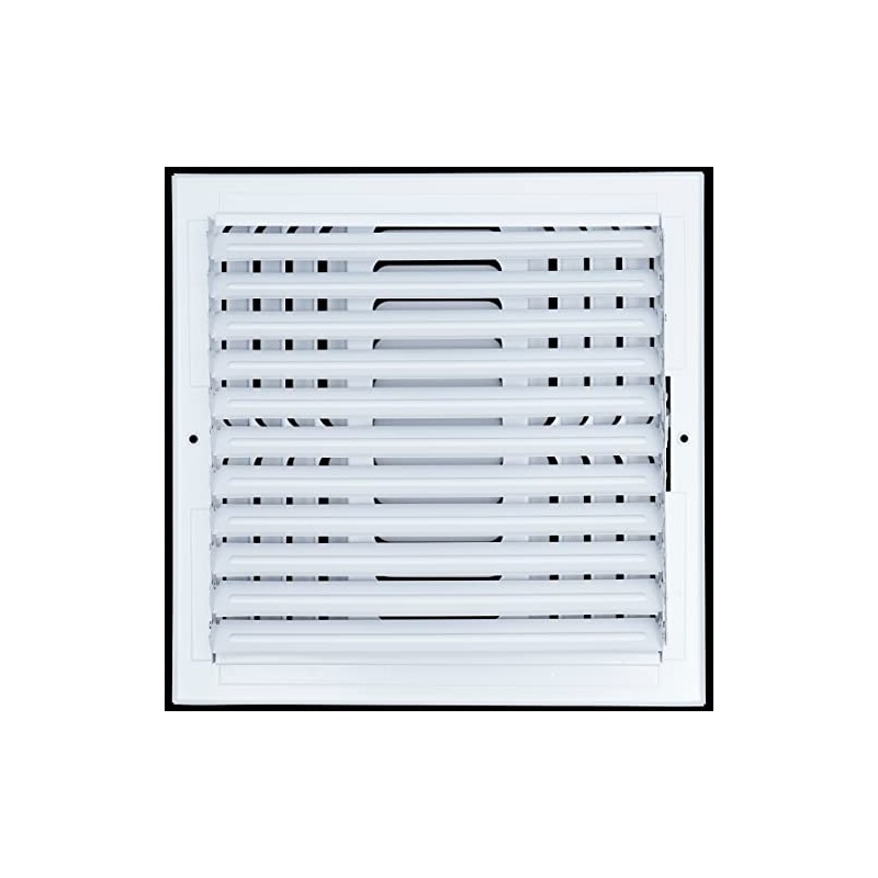Fits 12x12 Duct Opening 4 Way Fixed Curved Blade Air
