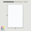Mat Board Center, 12 Pack 11x17 White Foam Boards, Acid