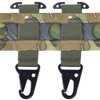 2 Pcs Tactical Gear Clip T-Mount Molle Clip Molle Bag