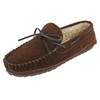 Minnetonka Men's Casey Moccasin Slippers Chocolate 12 M