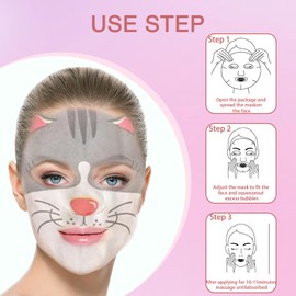 Asheyya 5 Pcs Kids Face Masks for Girls, Face Masks Pamper Kids for All Skin Types