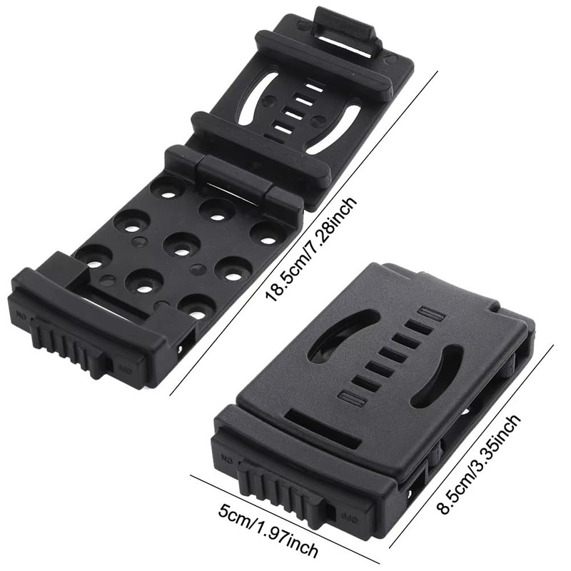 TorSor 2 Pack Knife Belt Clip Sheath Lock Grip Clamp