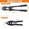 TooTaci Wire Rope Crimping Tool Kit, Include 14 inch Swaging