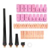 53pcs/set TIG Welding Torch Body Parts Gas Lens Nozzle Collet