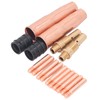 16Pcs MIG Welding Gun Accessory Kit Tip Nozzle Diffuser Adapter