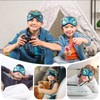 NganSuRong 2 Pcs Dinosaur Dragon Eye Mask Sleep Mask, Funny