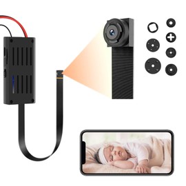Mini Camera 1080P Video Recorder Portable WiFi Network Small IP Camera P2P Wireless with Motion Detector App Control for iOS and Android Multi-Way