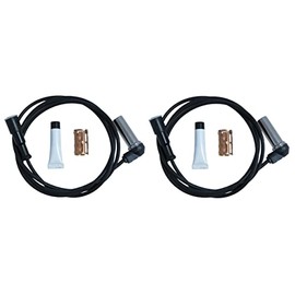 2 Pack of TORQUE Truck ABS Brake Sensor Kit 5.6' ft 90 Degree Replaces Meritor, Wabco R955341 Heavy Duty (2 x TR955341)