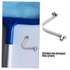 Levemolo 5pcs Stainless Steel Spring Clips for Pool Cleaning V