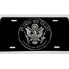 Engraved in GOD WE Trust Guns are Backup Car Tag
