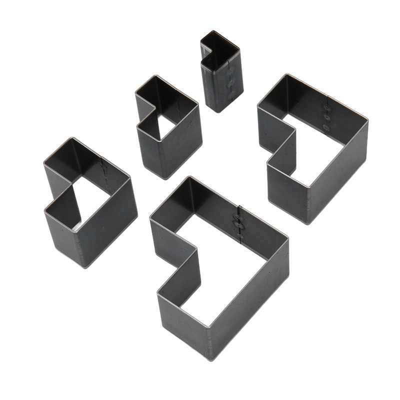 5Pcs Leather Die Cutter Hollow Assorted Size High Carbon Steel