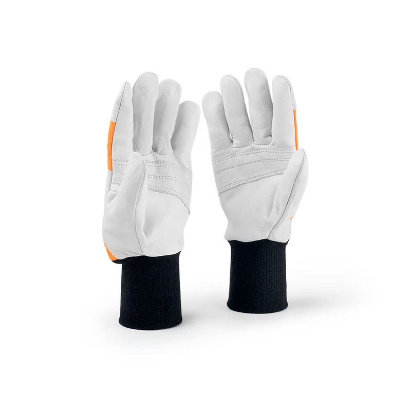 Rotatech Chainsaw Leather Safety Gloves Forestry Protection – Classic –