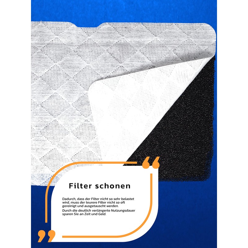 20 x Filter Cloth for Beko Grundig Blomberg Elekra Bregenz