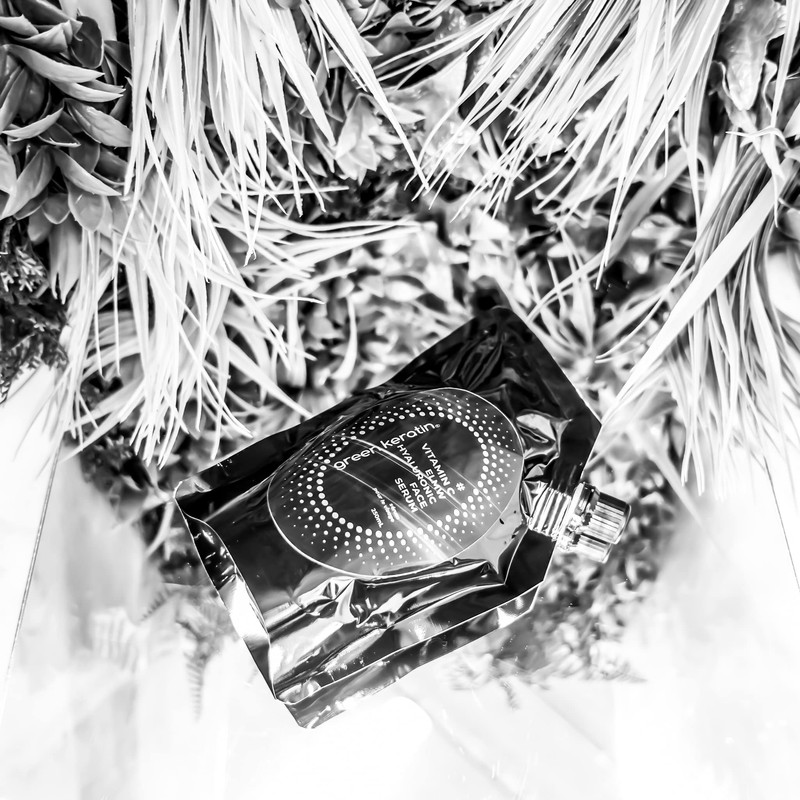 Green Keratin - Vitamin C (Tetrahexyldécyl Ascorbate) ELMW Hyaluronic Acid