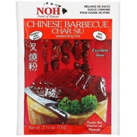 NOH Pack of 2 - NOH Foods of Hawaii CHINESE BARBECUE CHAR SIU Seasoning Mix  NO MSG