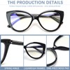 CLASAGA Progressive Multifocus Reading Glasses for Women Blue Light Blocking