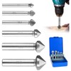 Countersink 90°, 6 Pieces Countersink Drill 6.3-20.5 mm HSS Countersink