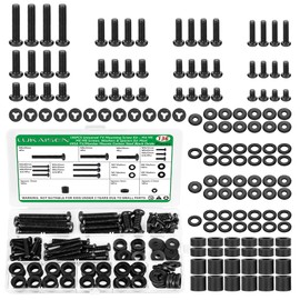 LuKaiSen 136Pcs Universal TV Mounting Hardware Screws Kit Set M4-M8