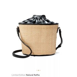 Victoria's Secret The Victoria Secret Limited Edition Natural Raffia Cinch-Top Crossbody