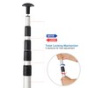 REDCAMP Aluminum Adjustable Camping Tarp Poles, 30in to 90in Telescoping