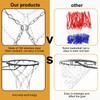 Basketball Net, Stainless Steel Braided Chain Heavy Duty, Standard Basketball