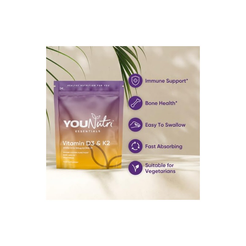 Vitamin D3 4000IU & Vitamin K2 MK7 100μg - 6