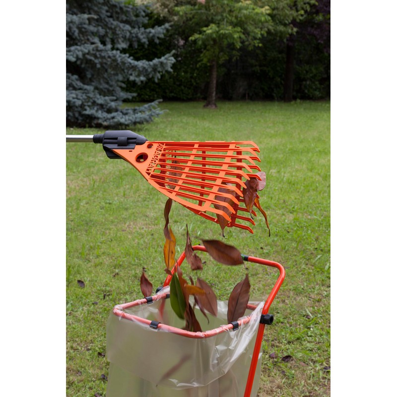 Agrati Magic Fly Leaf Rake / Lawn Rake - Detachable