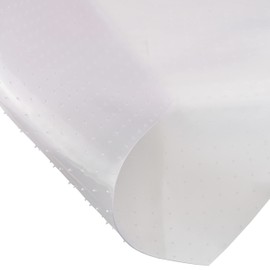 DESKU - Circle Gaming Chair Mat, Computer and Office Chair Mat for Carpet, Clear, 46 Inches